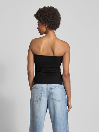 Review Bandeau-Top mit Raffungen Black 5