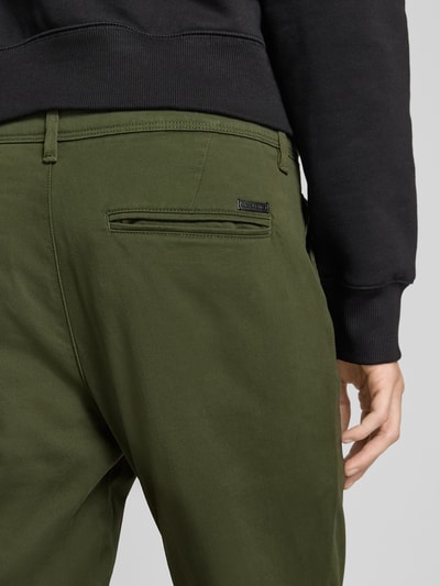 Jack & Jones Regular Fit Chino mit Stretch-Anteil Modell 'MARCO' Dunkelgruen 3