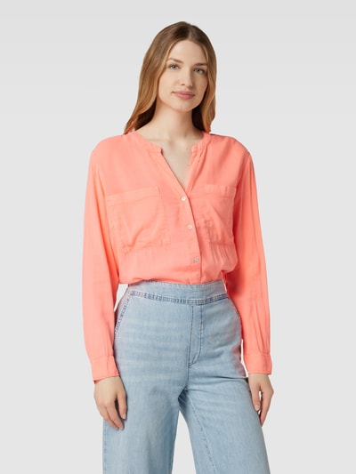 Christian Berg Woman Bluse mit Brusttaschen Neon Orange 4