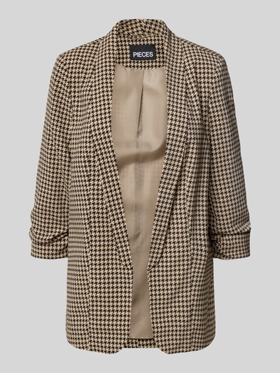 Pieces Regular Fit Blazer mit 3/4-Arm Modell 'BOSELLA' Offwhite 2