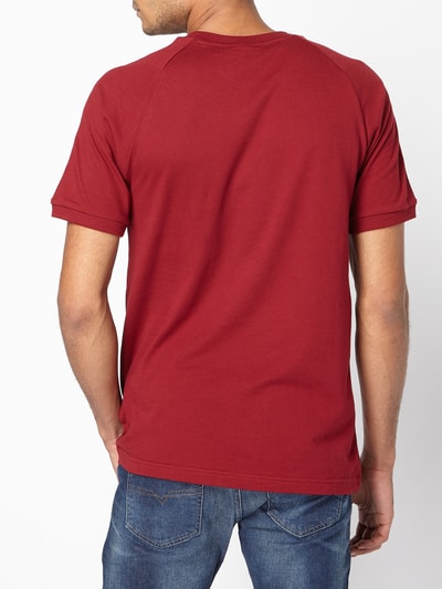 adidas Originals T-Shirt mit Logo-Stickerei Bordeaux 4