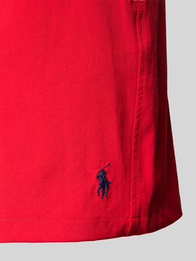 Polo Ralph Lauren Underwear Regular Fit Badeshorts mit Logo-Stitching Modell 'TRAVELER' Rot 2