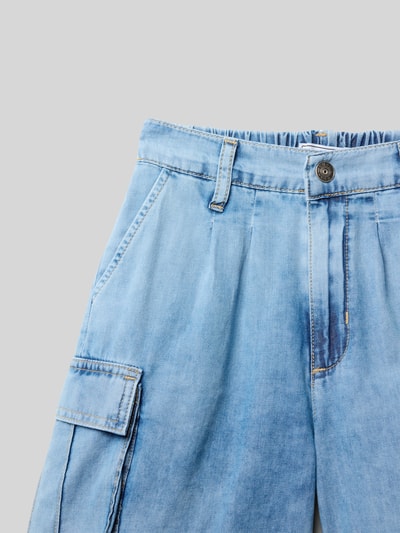 Blue Effect Szorty jeansowe o kroju regular fit z kieszeniami cargo Jasnoniebieski 2