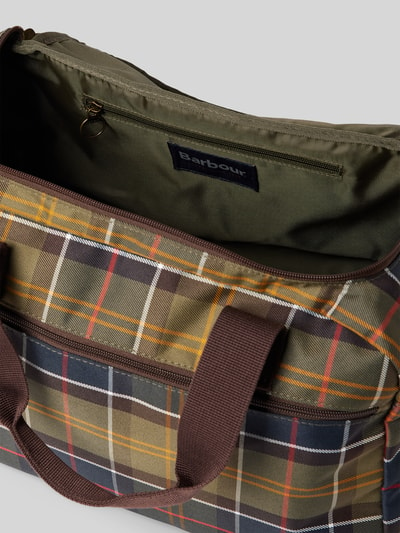 Barbour Duffle Bag mit Label-Patch Modell 'TORRIDON' Oliv 5