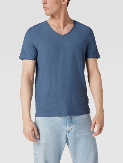 MCNEAL T-Shirt mit Label-Print Rauchblau 4