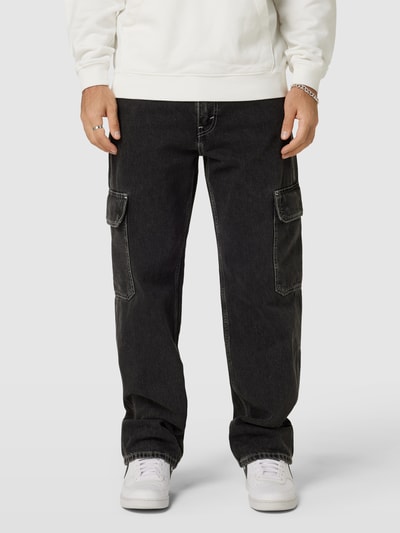 Levi's® Jeans mit Label-Patch Modell 'SILVERTAB' Black 4