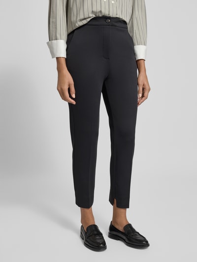 MM Spodnie o kroju regular fit z wąską nogawką i elastycznym pasem model ‘GERONA’ Czarny 4