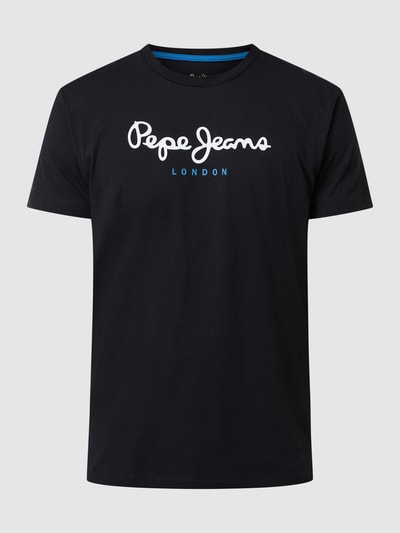 Pepe Jeans T-Shirt aus Baumwolle Modell 'Eggo'  Black 2