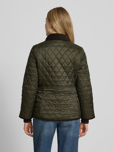 Barbour Shaped fit gewatteerd jack, model 'BEADNELL' Olijfgroen - 5