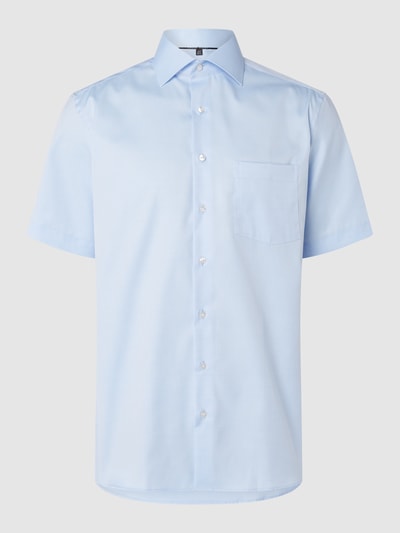 Eterna Regular Fit Business-Hemd aus Twill Bleu 2