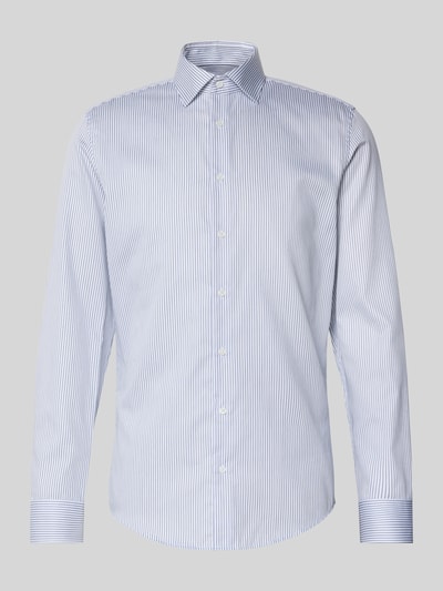 SEIDENSTICKER Koszula biznesowa o kroju slim fit z listwą guzikową Granatowy 2