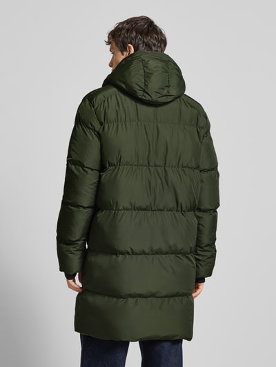 Superdry Płaszcz pikowany z kapturem i dwustronnym zamkiem błyskawicznym Oliwkowy 5