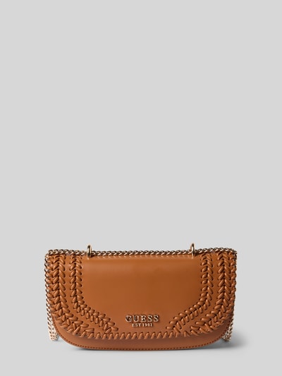 Guess Crossbodytas met labeldetail, model 'TATUM' Cognac - 2