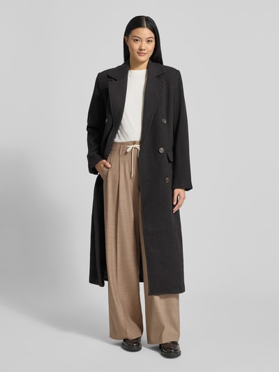 CAMBIO Hose mit weitem Bein und Bügelfalten Modell 'ADDISON' Camel Melange 1