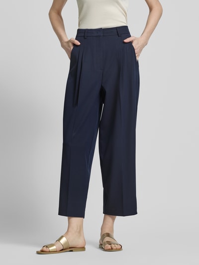 Smith and Soul Straight Leg Stoffhose mit Bundfalten Marine 4
