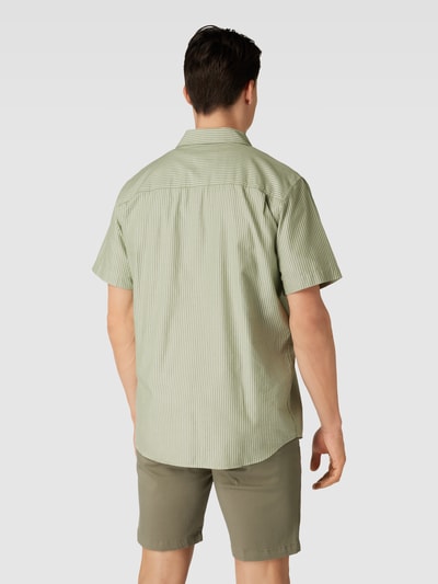 Armedangels Koszula casualowa z bawełny ze wzorem w paski model ‘SEBAA’ Jasnozielony 5