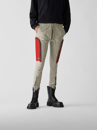 Rick Owens Cargohose mit Kontrastbesatz Weiss 4