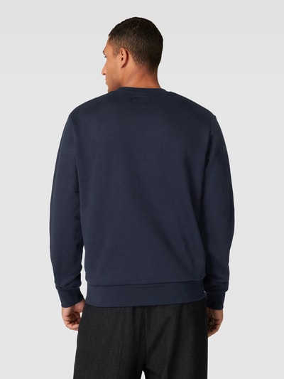 Marc O'Polo Sweatshirt met labelprint Donkerblauw - 5