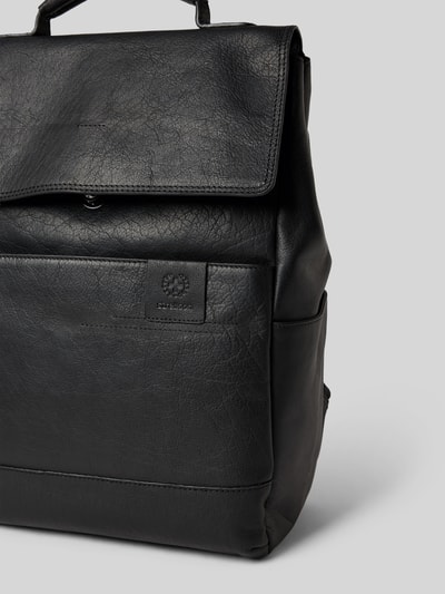 Strellson Rugzak van echt runderleer, model 'HYDE PARK' Zwart - 3