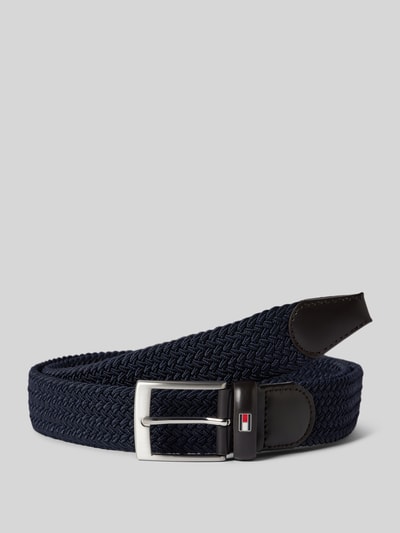 Tommy Hilfiger Gürtel mit Strukturmuster Modell 'NEW ADAN' Marine 1