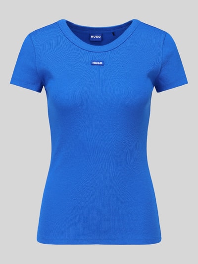HUGO Blue T-Shirt mit Logo-Detail Royal 2