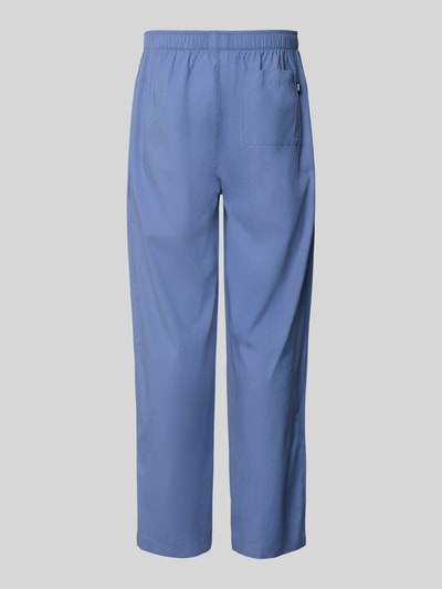 BOSS Comfort Fit Pyjama-Hose aus Viskose-Mix Modell 'Chris' Jeansblau 3