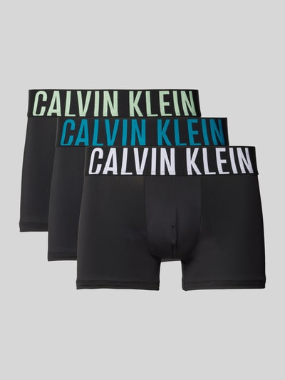 Calvin Klein Underwear Trunks mit elastischem Bund im 3er-Pack Petrol 1