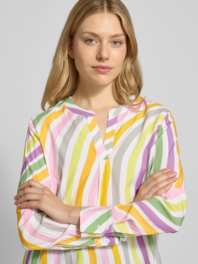 Herzensangelegenheit Blouse van lange mouwen van zijdemix Geel - 3