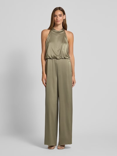 VM by Vera Mont Regular Fit Jumpsuit mit Strukturmuster Oliv 4