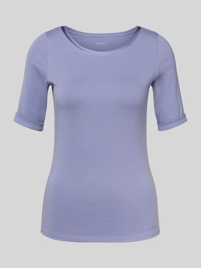 Marc Cain T-Shirt mit Rundhalsausschnitt Lavender 2