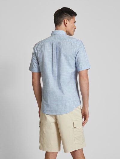 Fynch-Hatton Freizeithemd mit Button-Down-Kragen Modell 'Summer' Hellblau Melange 5