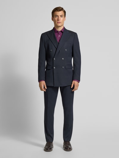 SELECTED HOMME Slim Fit Anzughose mit Viskose Modell 'PETER' Marine 1