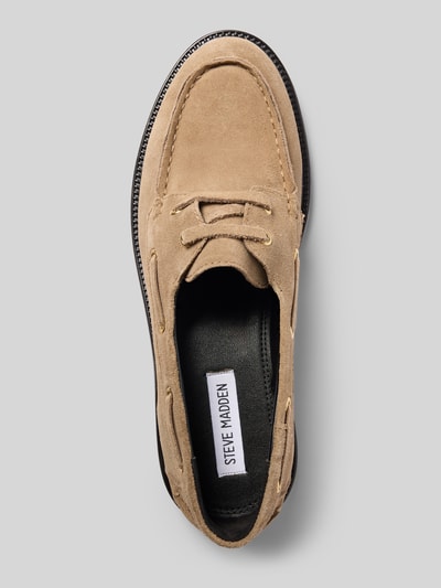 Steve Madden Mokasyny ze skóry naturalnej model ‘Rummored’ Szarobrązowy 3