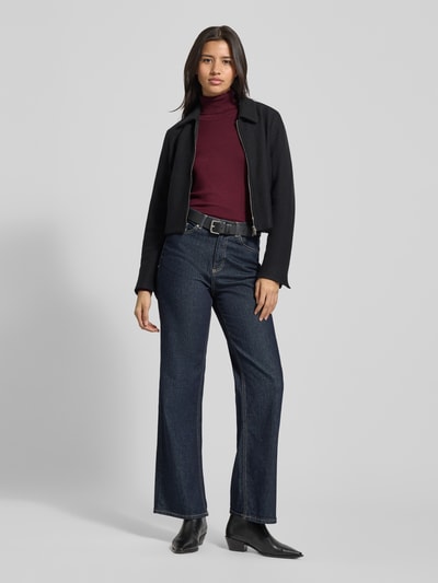 Christian Berg Woman Rollkragenpullover aus Viskose-Mix Bordeaux 1