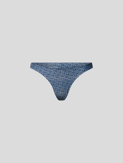 Magda Butrym Bikini-Hose mit Allover-Muster Blau 2