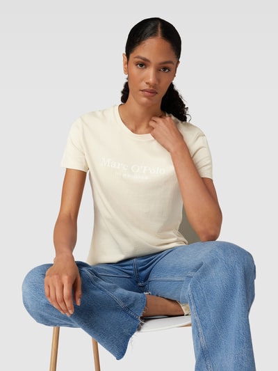 Marc O'Polo T-Shirt mit Label-Print Kitt 3