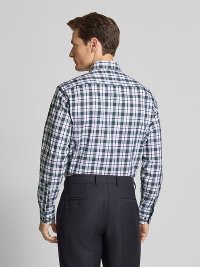 ETERNA Comfort Fit Business-Hemd mit Knopfleiste Petrol 5