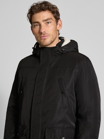 MCNEAL Jack met teddybont en klepzakken Zwart - 3