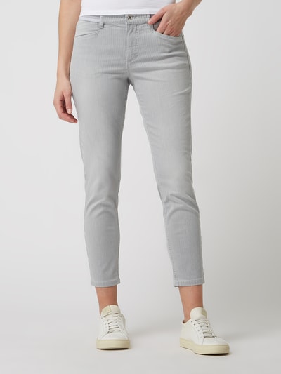 Angels Korte jeans met stretch, model 'Ornella Sporty'  Lichtgrijs - 4