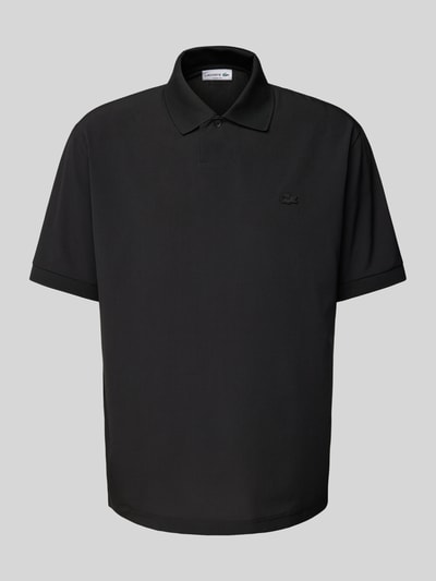 Lacoste Koszulka polo z wyhaftowanym logo Czarny 2