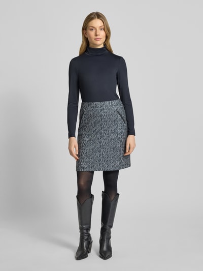 Christian Berg Woman Regular Fit Longsleeve mit Rollkragen Black 1