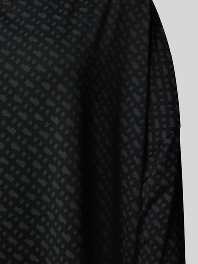 BOSS Relaxed Fit Nachthemd aus Lyocell-Mix Black 2