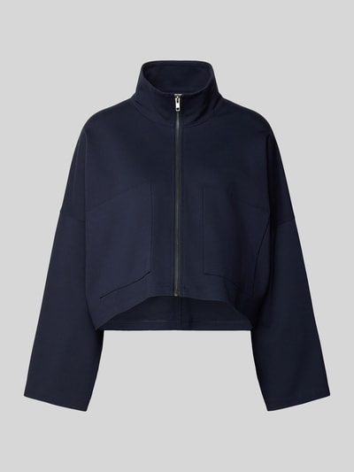 Drykorn Kurtka z mieszanki wiskozy ze stójką model ‘ELSTOW’ Granatowy 2