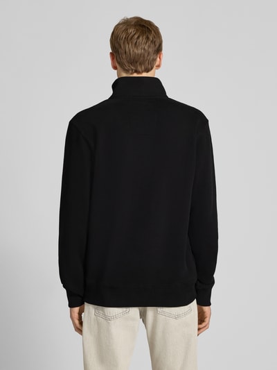 Superdry Sweatshirt mit Troyer-Kragen und Logo-Stitching Black 5