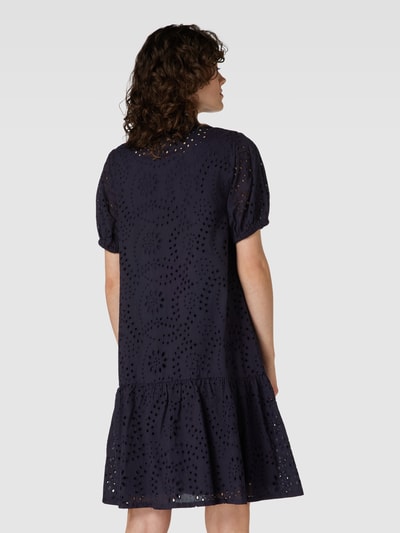 ROBE LÉGÈRE Blousejurk van katoen met broderie anglaise Marineblauw - 5