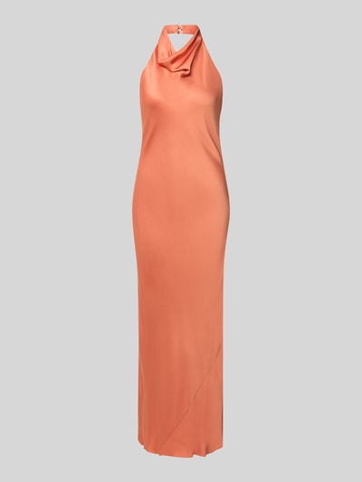 Jake*s Cocktail Figurbetontes Cocktailkleid aus reiner Viskose Orange 1