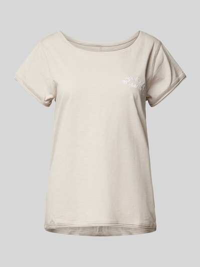 Christian Berg Woman T-Shirt mit Statement-Stitching Mud 1