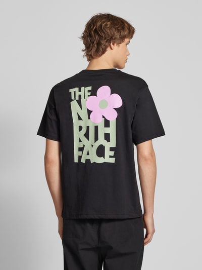 The North Face T-Shirt mit Label-Print Black 4