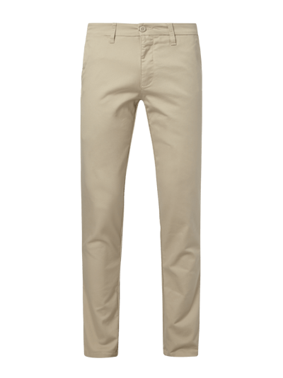 Carhartt Work In Progress Slim Tapered Fit Chino mit Stretch-Anteil Offwhite 1