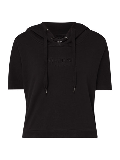 Guess Boxy Fit Hoodie mit kurzem Arm Black 2